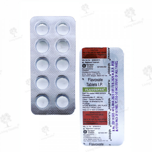 FLAVOSPAS 200 MG TAB(10 TAB)