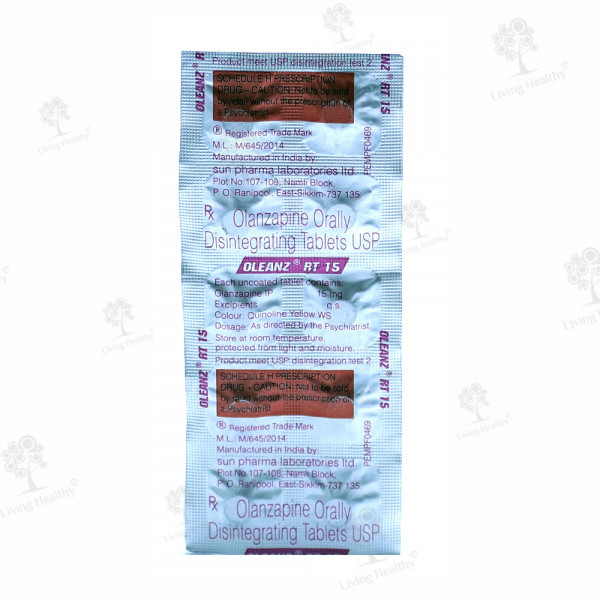 OLEANZ RT 15 MG TAB (10  TAB)