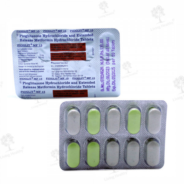 PIOGLIT MF 15 MG TAB(10 TAB)