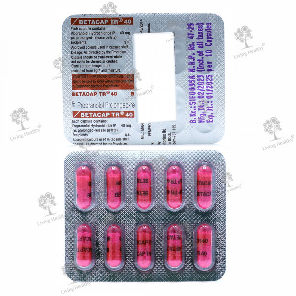 BETACAP TR 40 MG CAP(10 CAP)