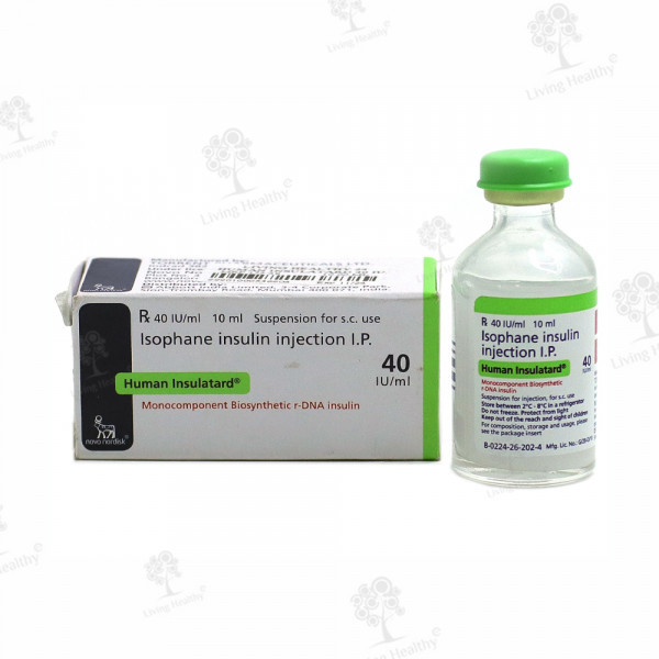 HUMAN INSULATARD 40 IU/ML INJ. (VIAL) (10 ML)