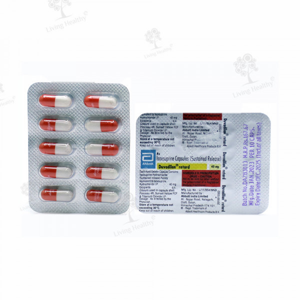 DUVADILAN RETARD 40 MG CAP(10 CAP)