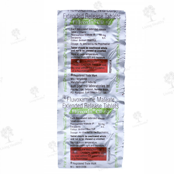 FLUVOXIN CR 50 MG TAB (10  TAB)