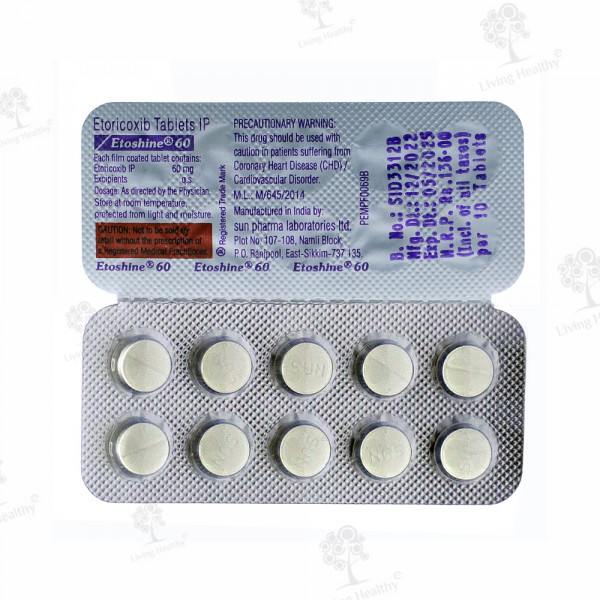 ETOSHINE 60 MG TAB (10  TAB)