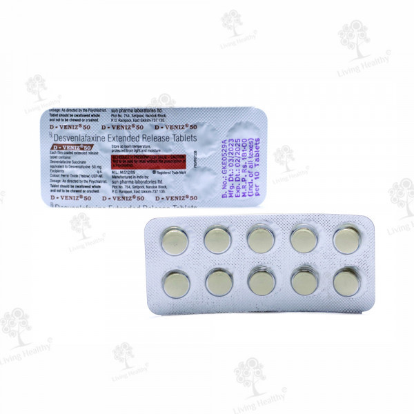 D VENIZ 50 MG TAB(10 TAB)