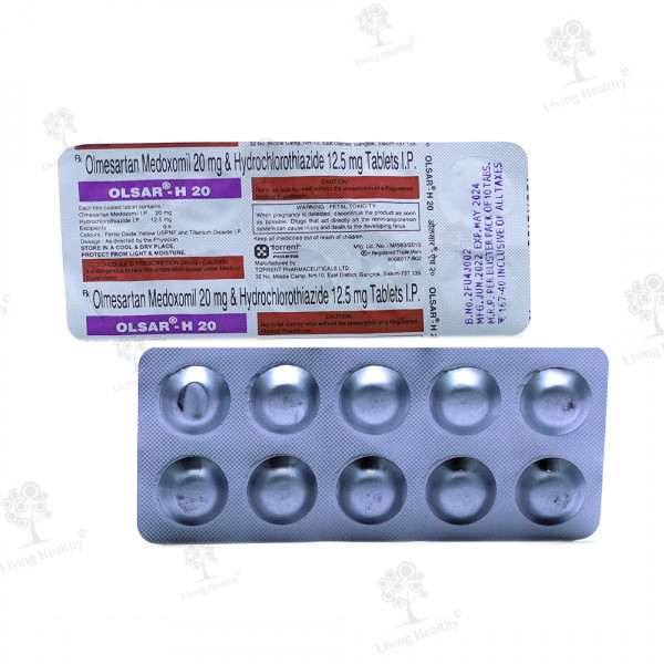 OLSAR H 20 MG TAB(10 TAB)