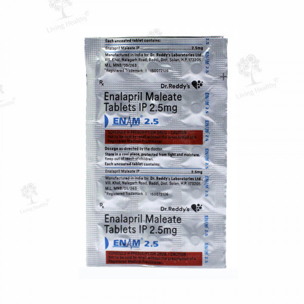 ENAM 2.5 MG TAB(15 TAB)