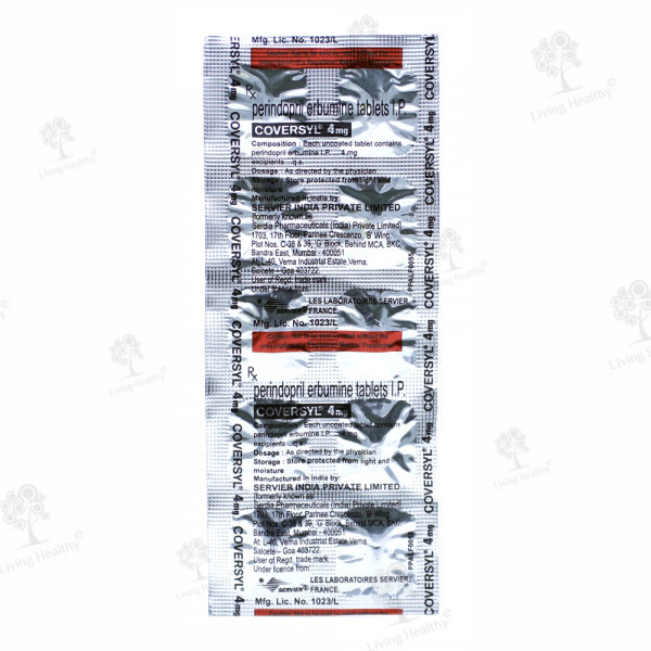 COVERSYL 4 MG TAB (10  TAB)