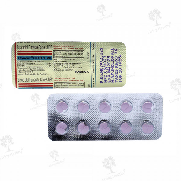CONCOR COR 1.25 MG TAB(10 TAB)
