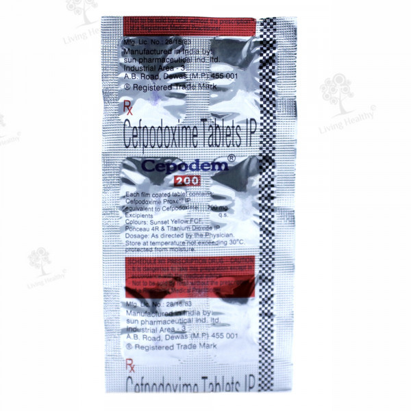 CEPODEM 200 MG TAB(10 TAB)