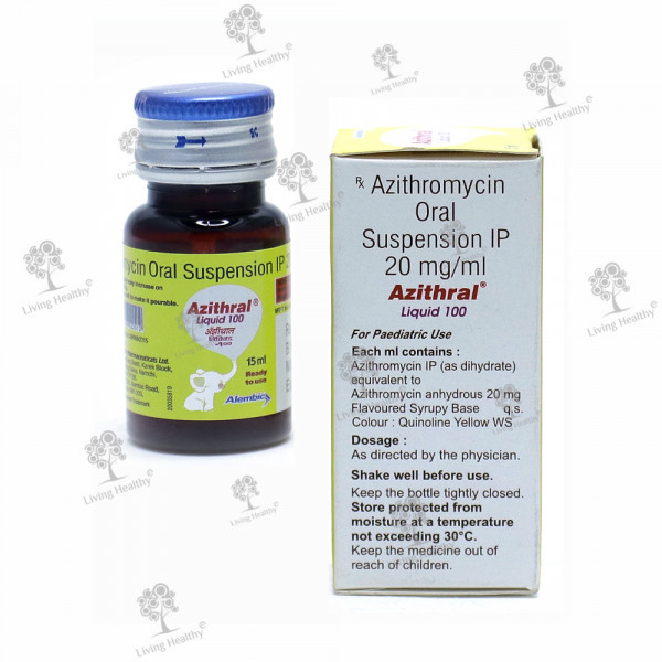 AZITHRAL 100 SUSPENSION(15 ML)