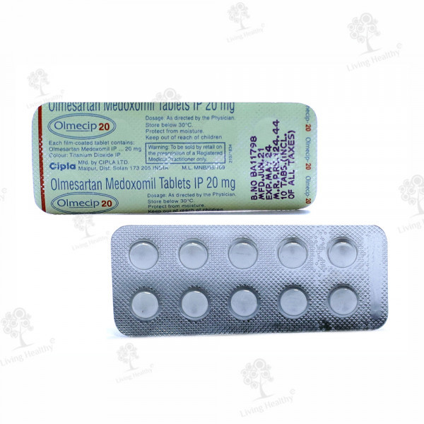 OLMECIP 20 MG TAB(10 TAB)