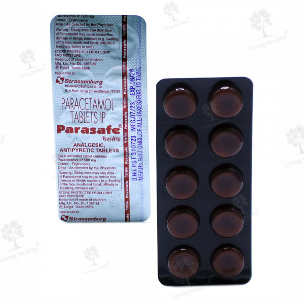 PARASAFE 500 MG TAB(10 TAB)