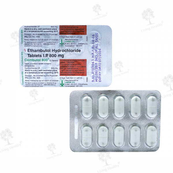 COMBUTOL 800 MG TAB(10 TAB)