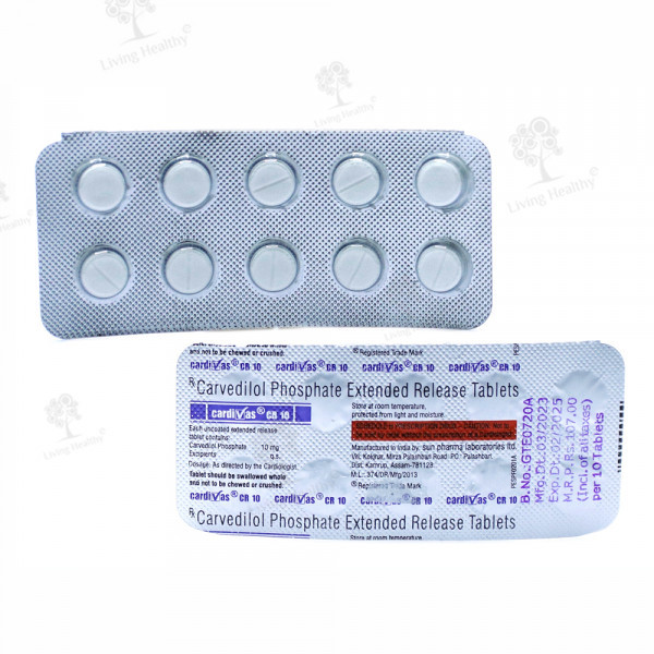 CARDIVAS CR 10 MG CAP (10  CAP)