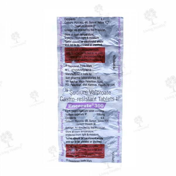 ENCORATE 300 MG TAB (10  TAB)