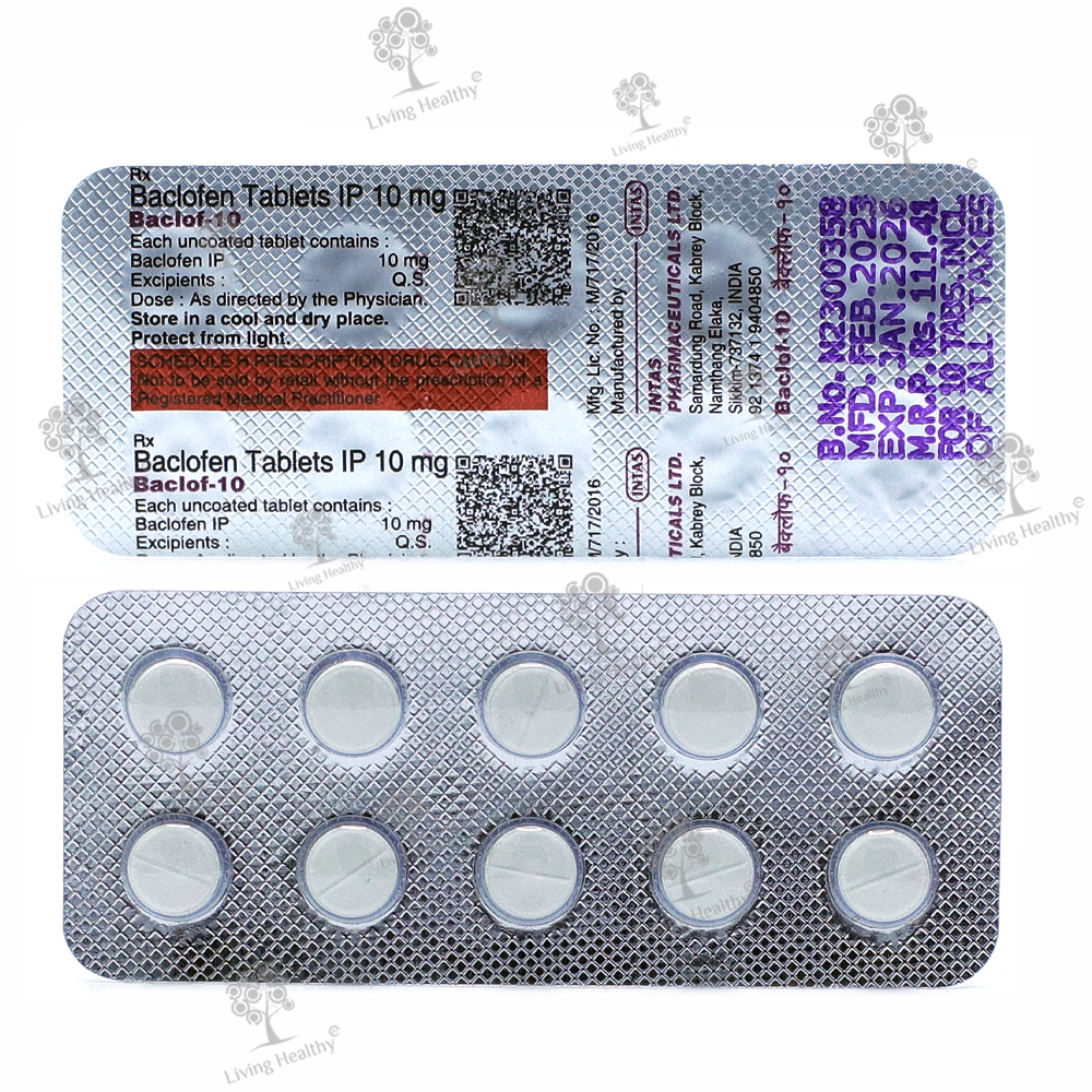 lioresal 10 mg precio