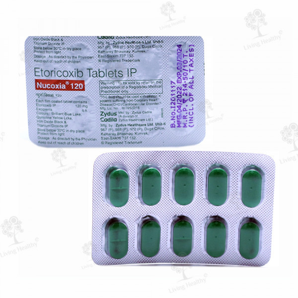 NUCOXIA 120 MG TAB(10 TAB)