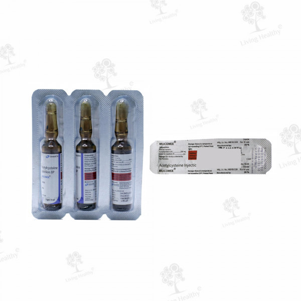 MUCOMIX INJ 5 ML(1 GM-5 ML) 