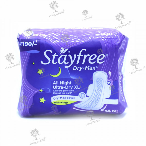 STAYFREE DRY MAX ALL NIGHT (14 PADS)