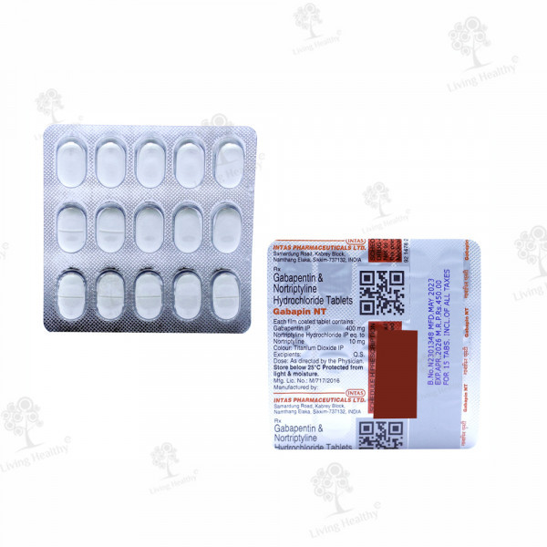 GABAPIN NT 400 MG (15  TAB)