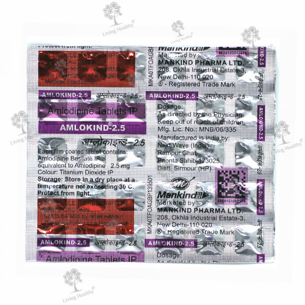 AMLOKIND 2.5 MG TAB(30 TAB)