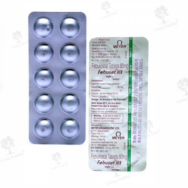 FEBUSET 80 MG TAB(10 TAB)