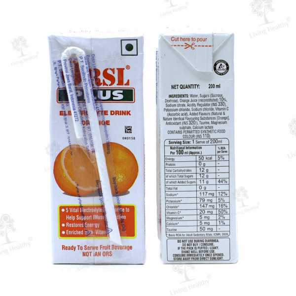 ORSL PLUS ORANGE DRINK(200 ML)