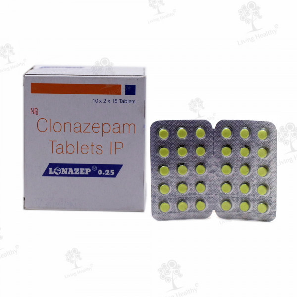 LONAZEP 0.25 MG TAB(15 TAB)