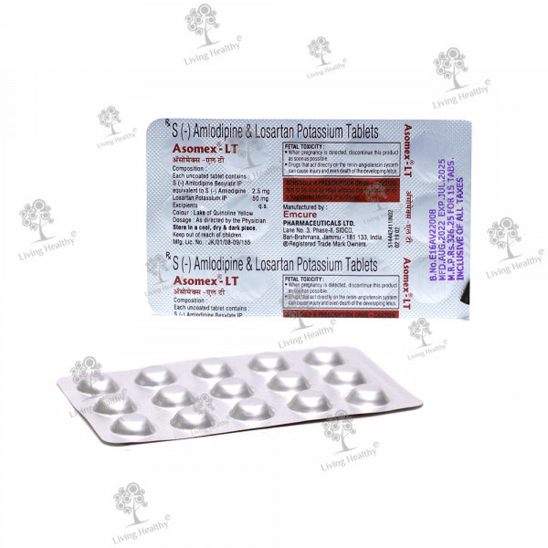 ASOMEX LT 2.5 MG TAB(15 TAB)