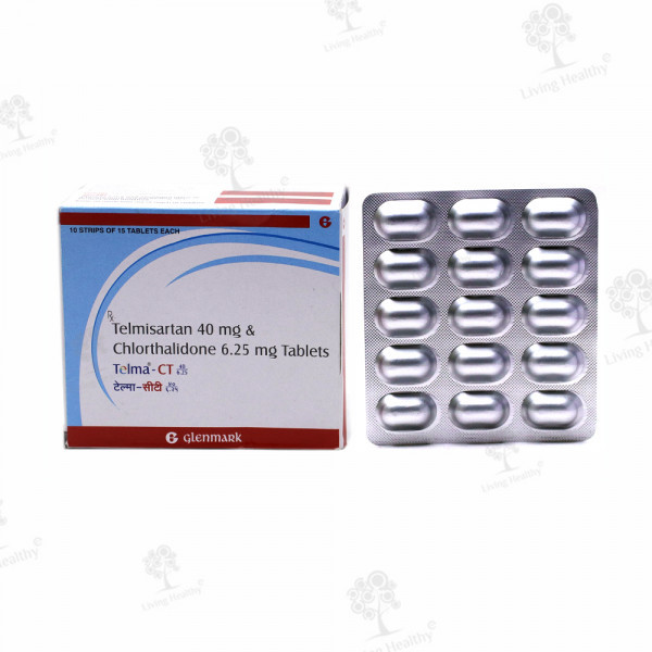 TELMA CT 40/6.25 MG TAB (15 TAB)