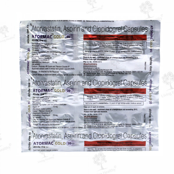 ATORMAC GOLD 20 MG TAB(15 TAB)
