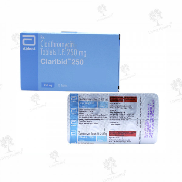 CLARIBID 250 MG TAB(10 TAB)