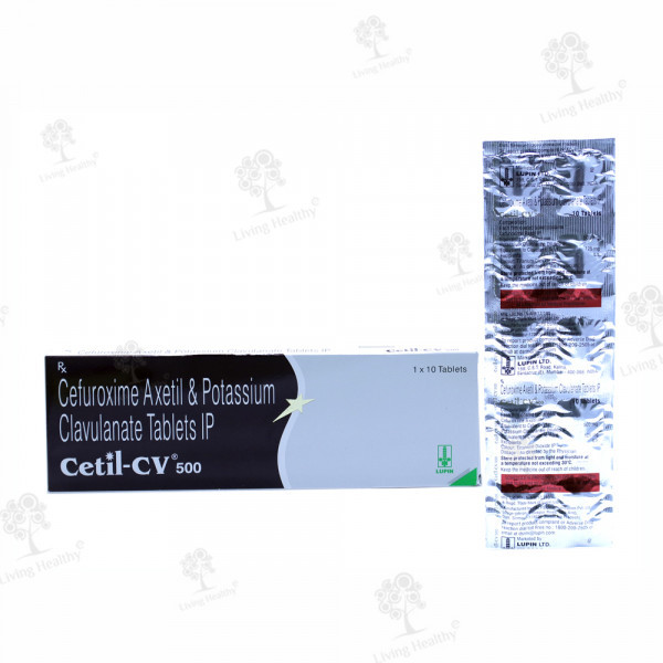 CETIL CV 500 MG (10 TAB)