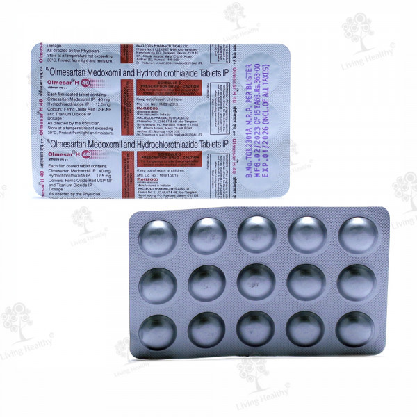 OLMESAR H 40 MG TAB(15 TAB)