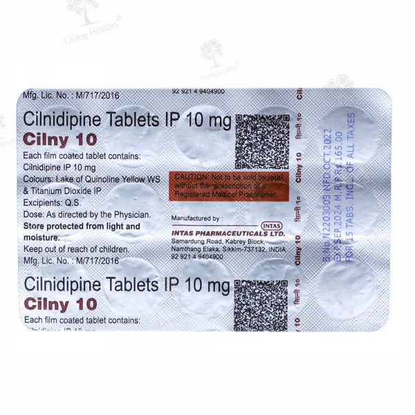 CILNY 10 MG TAB(15 TAB)