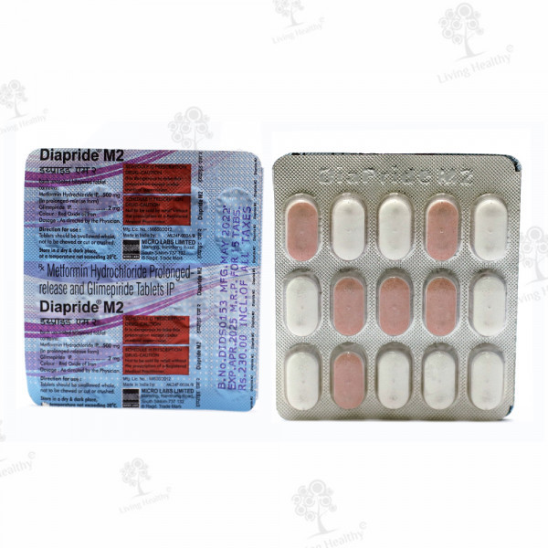 DIAPRIDE M2 FORTE TAB(30 TAB)