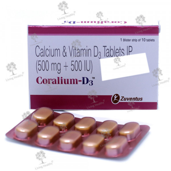 CORALIUM D3 FORTE TAB(10 TAB)