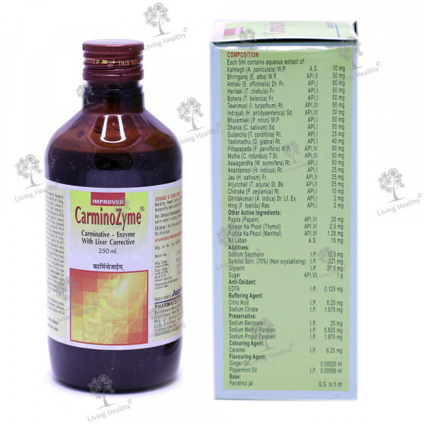 CARMINOZYME SYRUP(250 ML)