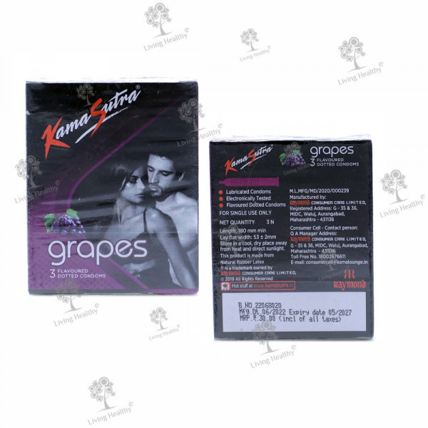 KS CONDOMS (GRAPES) (3 PCS)