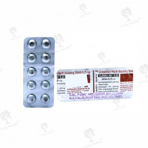 CLONAX MD 0.25 MG TAB (10 TAB)