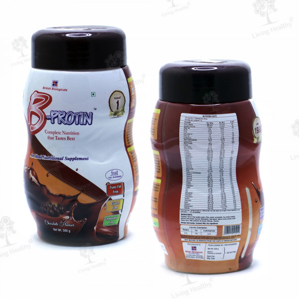 B PROTIN (CHOC) POWDER(500 GM)