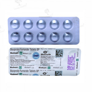 BISOHEART 2.5 MG TAB(10 TAB)