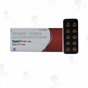 TSART TRIO 6.25 MG TAB(10 TAB)
