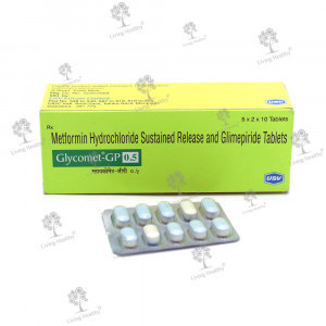 GLYCOMET GP 0.5 MG TAB(10 TAB)