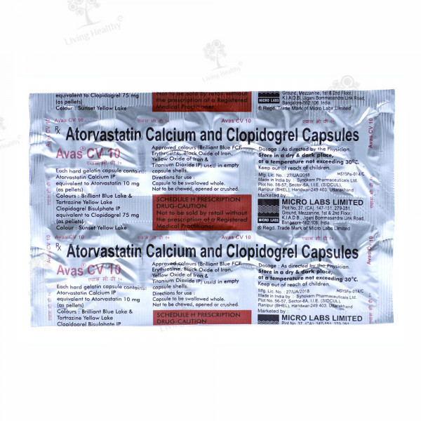 AVAS CV 10MG CAP(10 CAP)