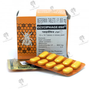 GLYCIPHAGE 850 MG TAB (10  TAB)