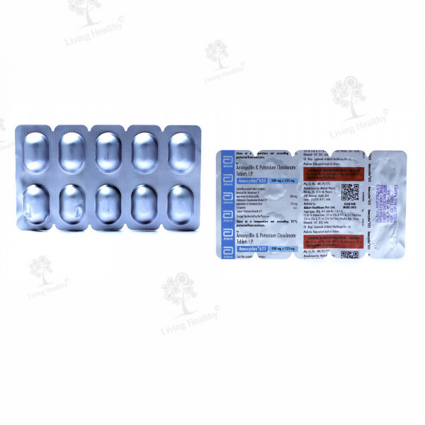 AMOXYCLAV 625 MG TAB (10 TAB)