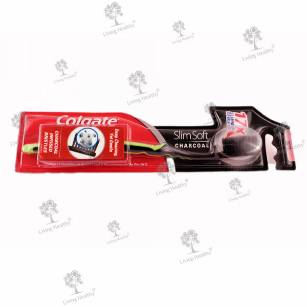 COLGATE SLIMSOFT CHARCOAL 