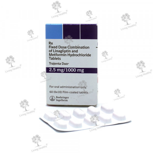 TRAJENTA DUO 2.5 MG-1000 MG TAB(10 TAB)